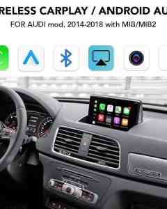 LENOVO LTP AD 3013W CPAΑ (WIRELESS CARPLAY / ANDROID AUTO BOX with 2 CAMERA IN for AUDI mod. 2014-2022 with MMI 3G+/MIB/MIB2)