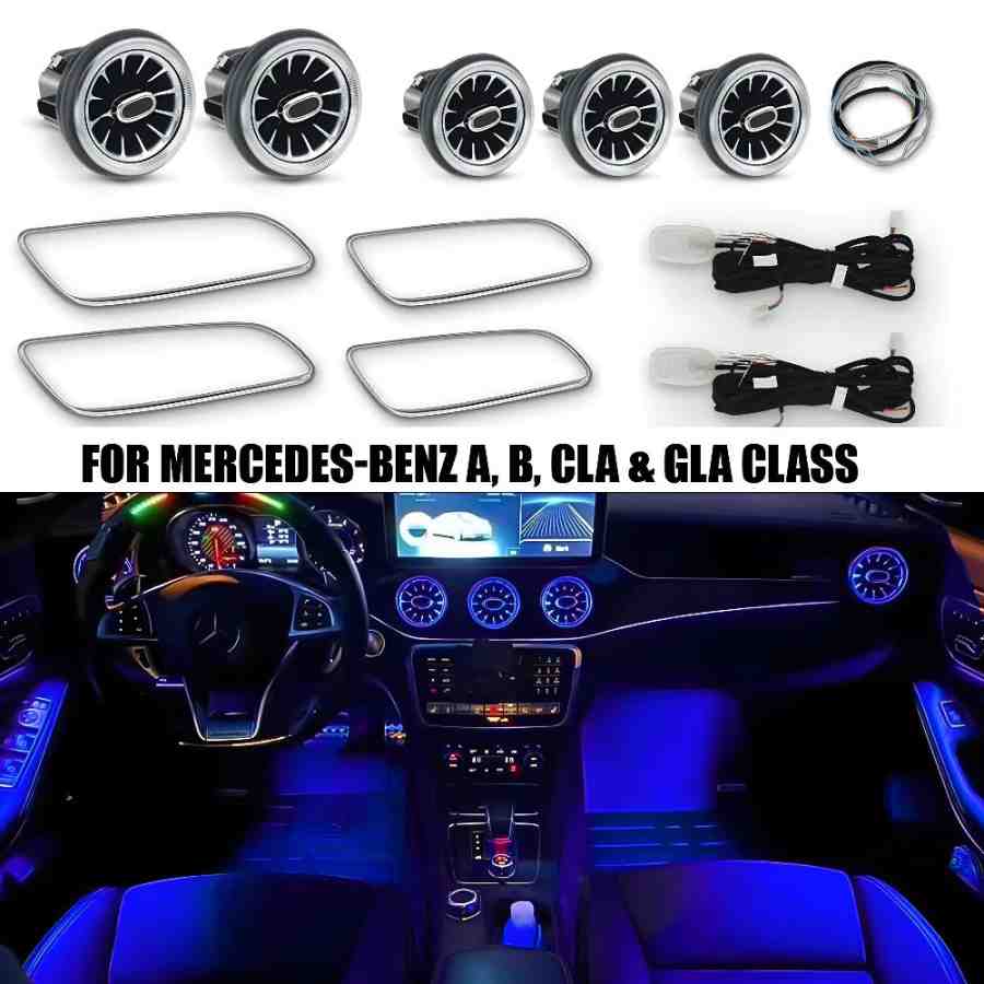 DIQ AMBIENT 8177 (FK) - MERCEDES A-CLA-GLA mod. 2012-2020 (Digital iQ Full Ambient Light Kit for MERCEDES A – CLA – GLA mod. 2012-2020 with 12 lights FULLKIT)