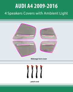 DIQ AMBIENT AUDI A4 ADPJ28 (Digital iQ Ambient Light for AUDI A4 mod. 2009-2016, 4 Speakers Covers)