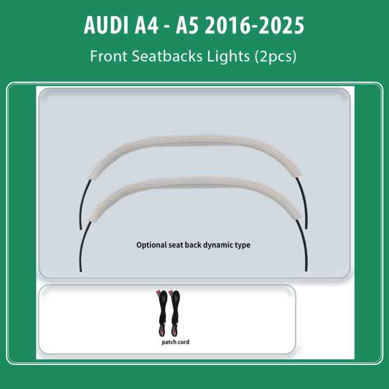 DIQ AMBIENT AUDI A4 - A5 ADPJ11 DYN (Digital iQ Ambient Light for AUDI A4- A5 mod. 2016-2025,Front Seatback Ambient Light , Dynamic)
