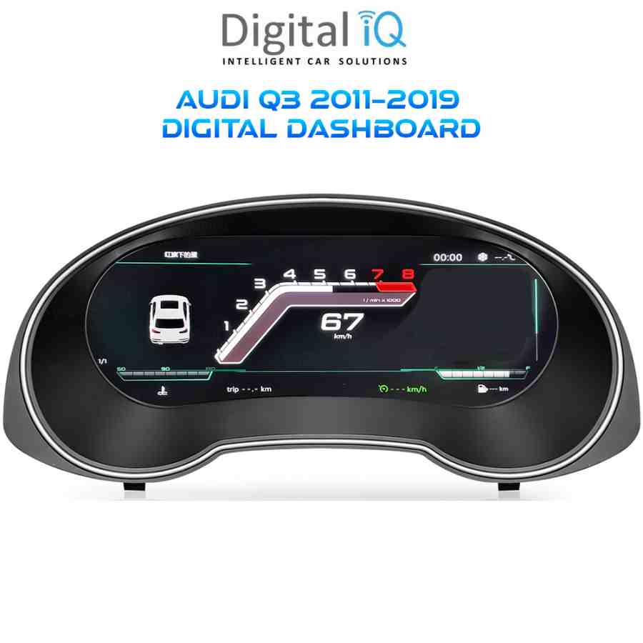 DIGITAL IQ DYL 923_DC (12.3in) DIGITAL INSTRUMENT CLUSTER for AUDI Q3 mod. 2011-2019 with HDMI input