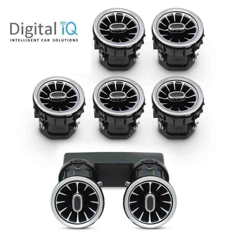 DIQ AMBIENT 8176 CD - AIR VENTS BENZ C-GLC (Digital iQ Turbine Air Vent Ambient Light Kit MERCEDES C - GLC mod. 2015-2021)