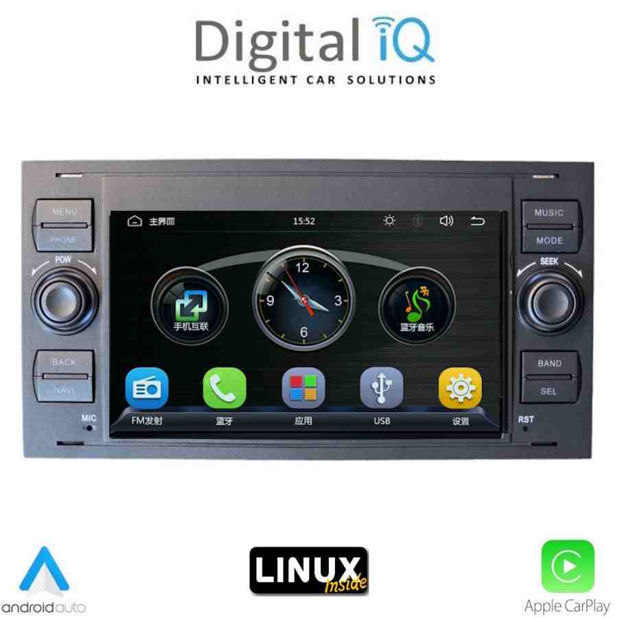 DIGITAL IQ BLA 002B_CPA (7" DECK) MULTIMEDIA LINUX SYSTEM for FORD mod. 2004-2008