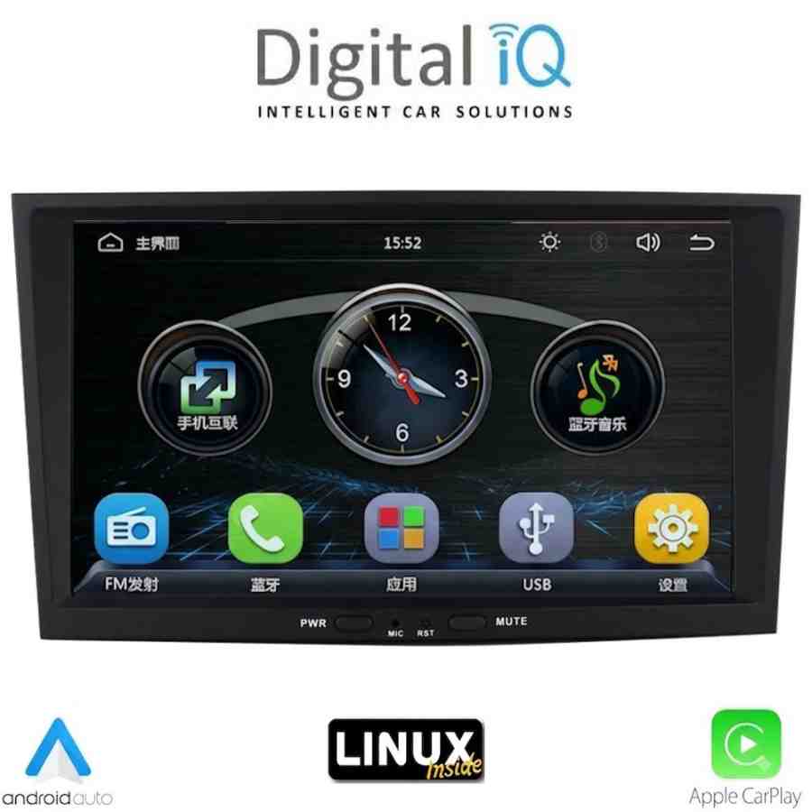DIGITAL IQ BLA 018BL_CPA (8" DECK) MULTIMEDIA LINUX SYSTEM for OPEL ALL mod. 2003-2014 (GLOSS BLACK)