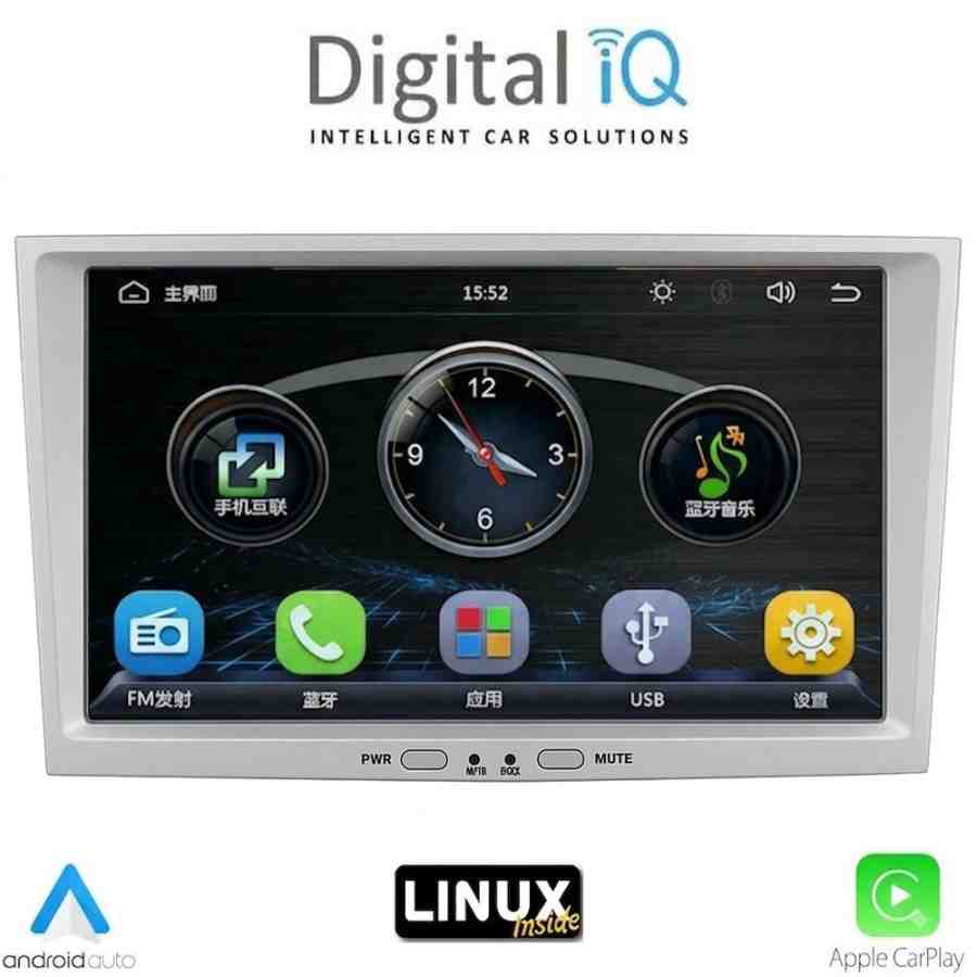 DIGITAL IQ BLA 018SL_CPA (8" DECK) MULTIMEDIA LINUX SYSTEM for OPEL ALL mod. 2003-2014 (SILVER)