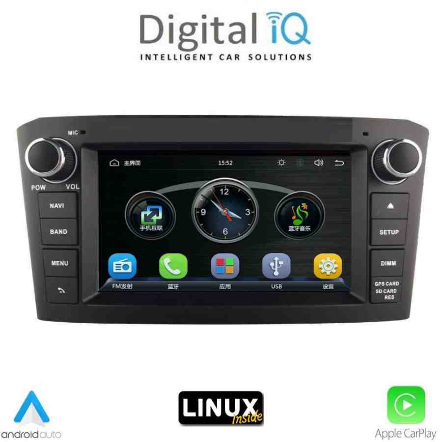DIGITAL IQ BLA 027BL_CPA (7" DECK) MULTIMEDIA LINUX SYSTEM for TOYOTA AVENSIS T27 mod. 2009-2016 (BLACK)