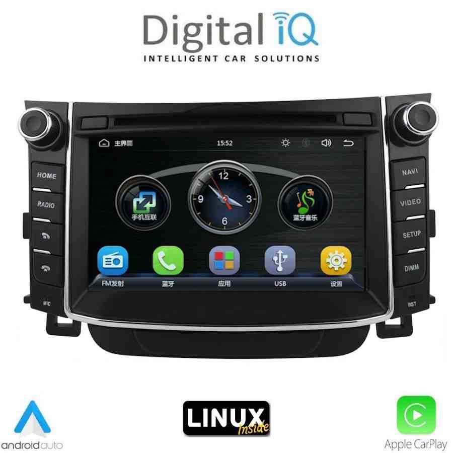 DIGITAL IQ BLA 026_CPA (7" DECK) MULTIMEDIA LINUX SYSTEM for HYUNDAI i30 mod. 2012-2017