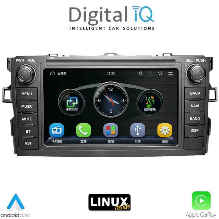 DIGITAL IQ BLA 028_CPA (7" DECK) MULTIMEDIA LINUX SYSTEM for TOYOTA AURIS mod. 2007-2012