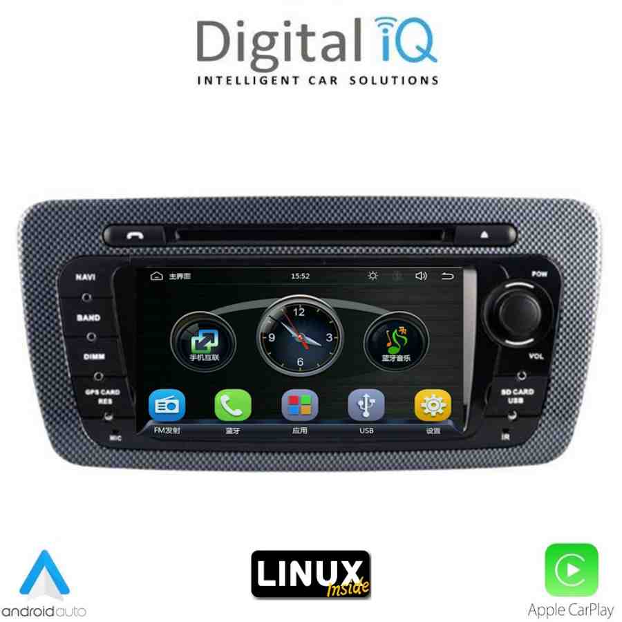 DIGITAL IQ BLA 046_CPA (7" DECK) MULTIMEDIA LINUX SYSTEM for SEAT IBIZA mod. 2008-2015