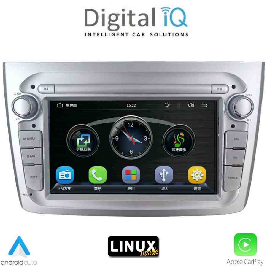 DIGITAL IQ BLA 057SL_CPA (7" DECK) MULTIMEDIA LINUX SYSTEM for ALFA ROMEO MITO mod. 2008-2018 (SILVER)