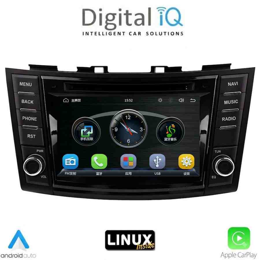 DIGITAL IQ BLA 077_CPA (7" DECK) MULTIMEDIA LINUX SYSTEM for SUZUKI SWIFT mod. 2011-2016