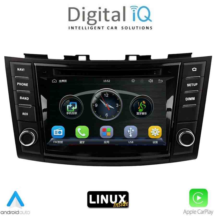 DIGITAL IQ BLA 077_CPA (7" DECK) MULTIMEDIA LINUX SYSTEM for SUZUKI SWIFT mod. 2011-2016