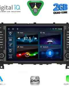 DIGITAL IQ BLD 093_CPA (8" DECK) MULTIMEDIA SYSTEM for MERCEDES C (W203) - CLK (W209) mod. 2004-2008