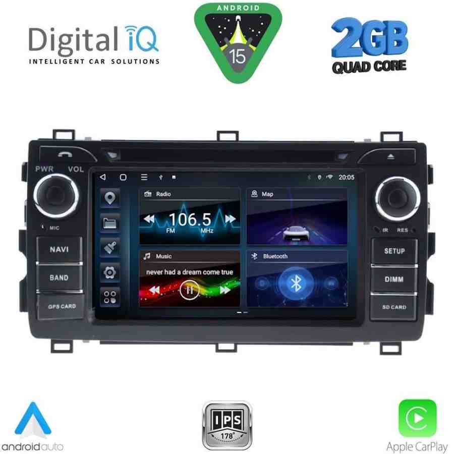 DIGITAL IQ BLD 208_CPA (7" DECK) MULTIMEDIA OEM for TOYOTA AURIS mod. 2012-2015