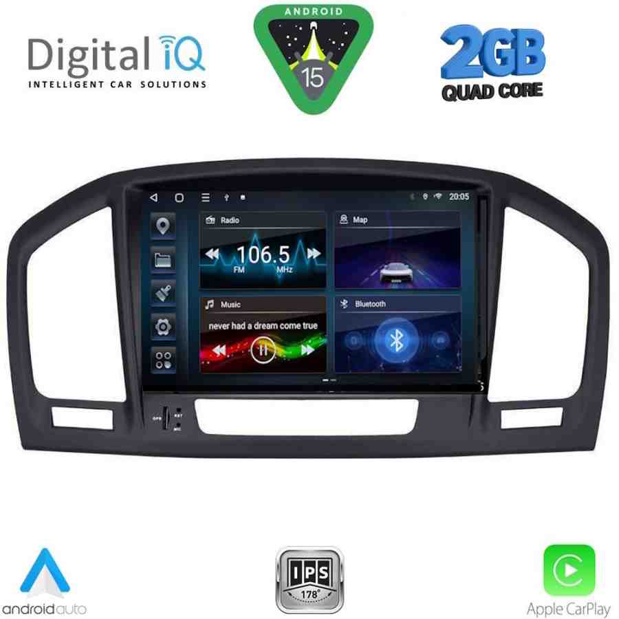 DIGITAL IQ BLD 214_CPA (8" DECK) MULTIMEDIA SYSTEM for OPEL INSIGNIA mod. 2008-2013