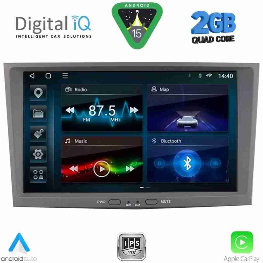DIGITAL IQ BLD 218GR_CPA (8" DECK) MULTIMEDIA SYSTEM for OPEL ALL mod. 2003-2014 (GREY)