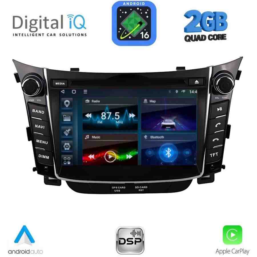 DIGITAL IQ BLD 226_CPA (7" DECK) MULTIMEDIA SYSTEM for HYUNDAI i30 mod. 2012-2017