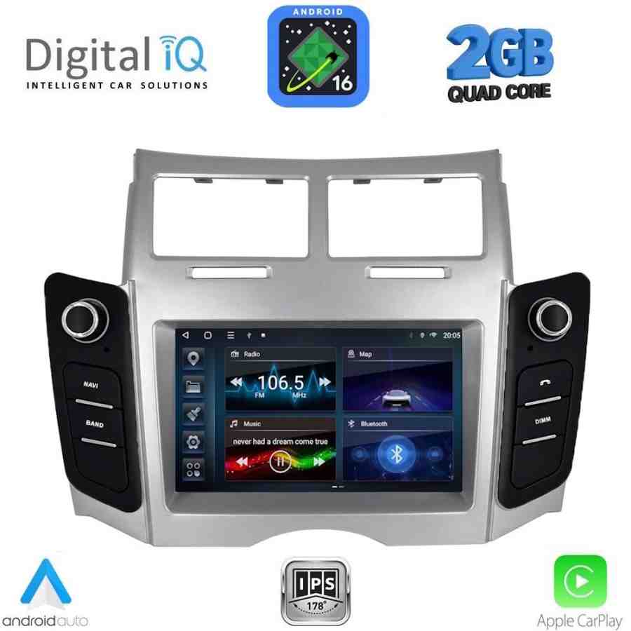 DIGITAL IQ BLD 229_CPA (7" DECK) MULTIMEDIA SYSTEM for TOYOTA YARIS mod. 2006-2011