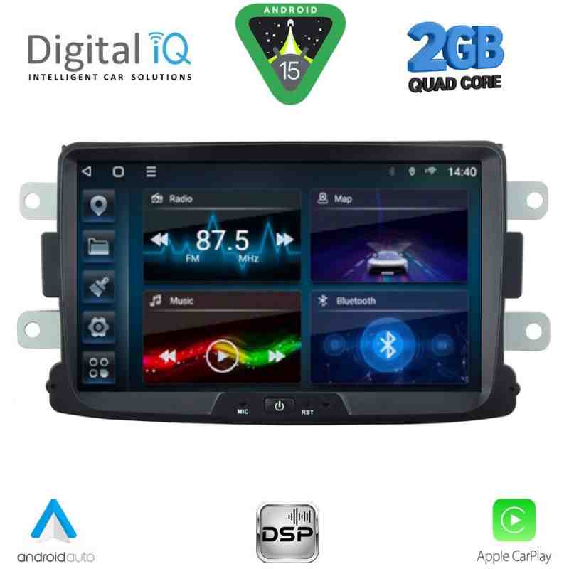 DIGITAL IQ BLD 233_CPA (8" DECK) MULTIMEDIA OEM for DACIA mod. 2012> – RN CAPTURE mod. 2013>