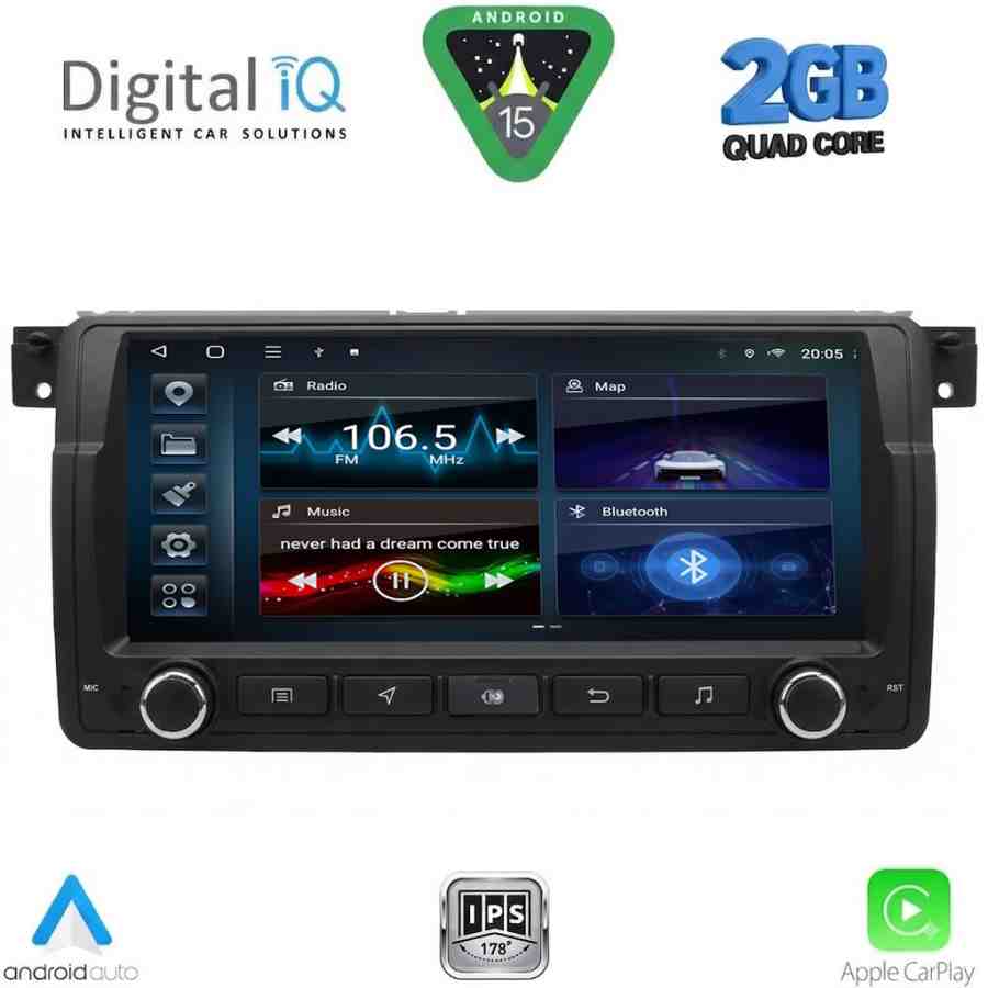 DIGITAL IQ BLD 253_CPA (8.8" DECK) MULTIMEDIA SYSTEM for BMW E46 mod. 1998-2005