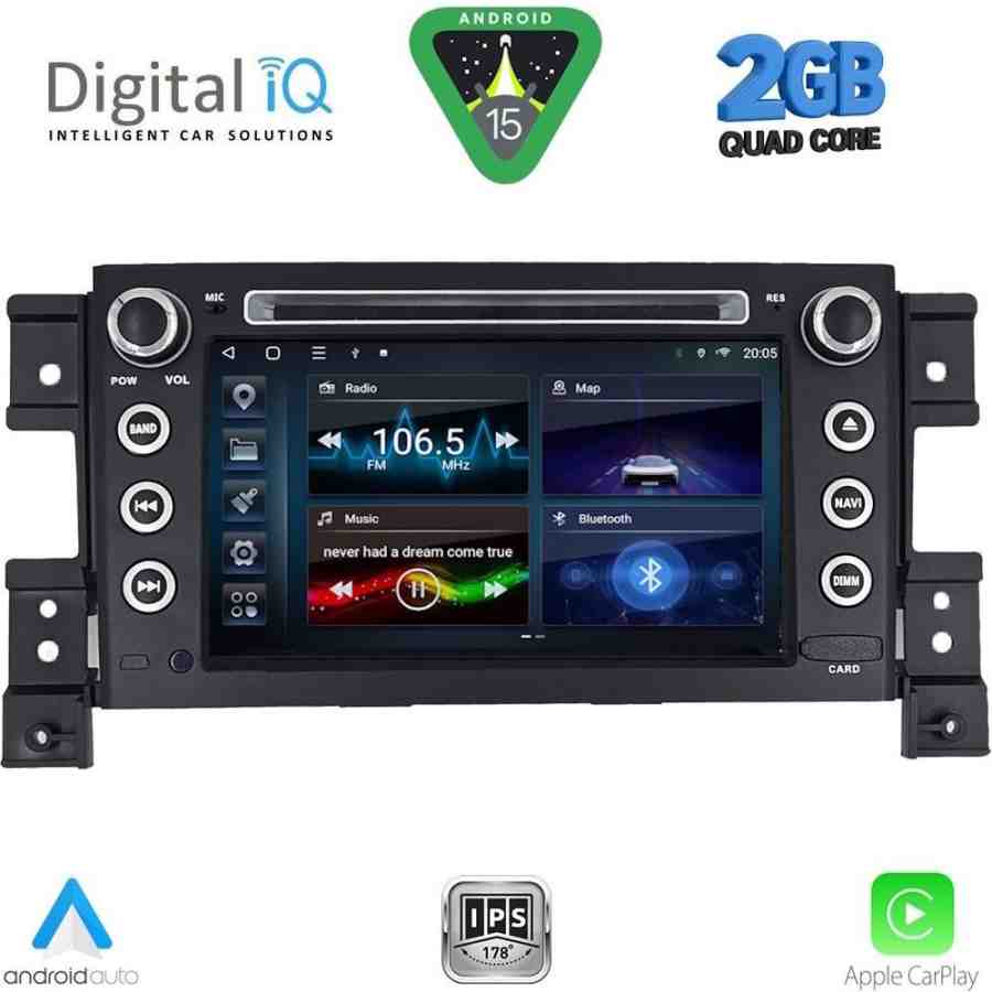 DIGITAL IQ BLD 254_CPA (7" DECK) MULTIMEDIA for SUZUKI GRAND VITARA mod. 2005-2015