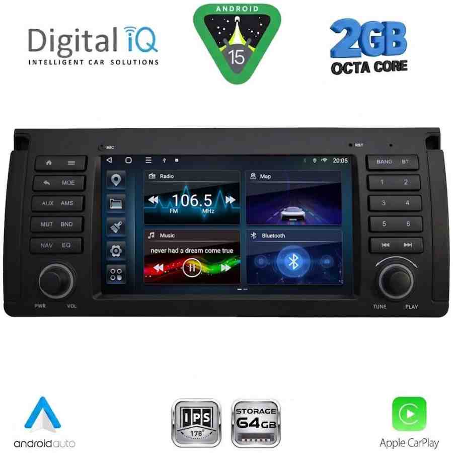 DIGITAL IQ BLD 285_CPA (7" DECK) MULTIMEDIA SYSTEM for BMW S.5-X5 (E38-39-53) mod. 1998-2005