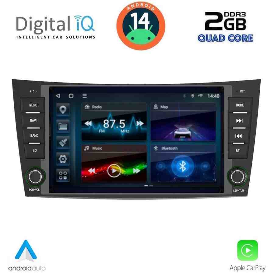 DIGITAL IQ BLD 290_CPA (8″ DECK) MULTIMEDIA for MERCEDES E (W211) – CLS (W219) mod. 2003-2009