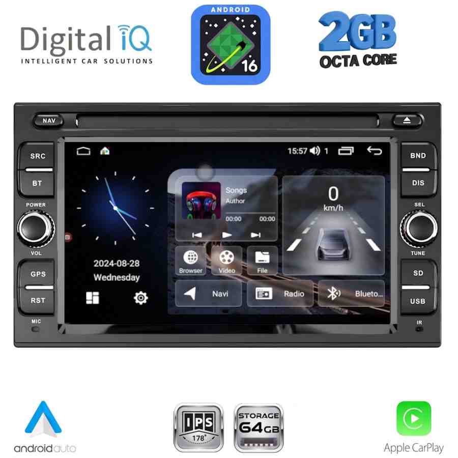 DIGITAL IQ BLE 301_CPA (7" DECK) MULTIMEDIA OEM for NISSAN ALL mod. 2005-2020