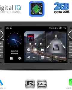 DIGITAL IQ BLE 319BL_CPA (7" DECK) MULTIMEDIA SYSTEM for OPEL ALL mod. 2004-2014 (GLOSS BLACK)