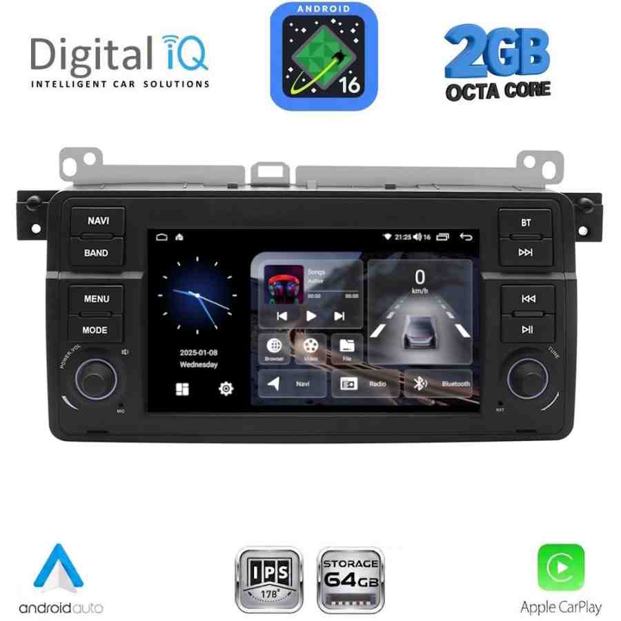 DIGITAL IQ BLF 352_CPA (7″ DECK) MULTIMEDIA SYSTEM for BMW E46 mod. 1998-2005