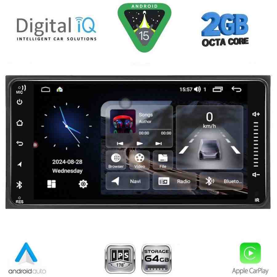 DIGITAL IQ BLE 362_CPA (6.5” DECK) MULTIMEDIA SYSTEM for TOYOTA ALL (200mm)
