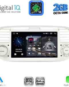 DIGITAL IQ BLE 365BG_CPA (7" DECK) MULTIMEDIA SYSTEM for FIAT 500 mod. 2007-2015 (BEIGE)