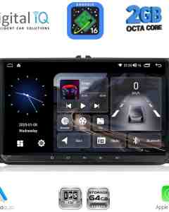 DIGITAL IQ BLE 380_CPA (9" DECK) MULTIMEDIA SYSTEM for VW - SKODA - SEAT mod. 2004-2014