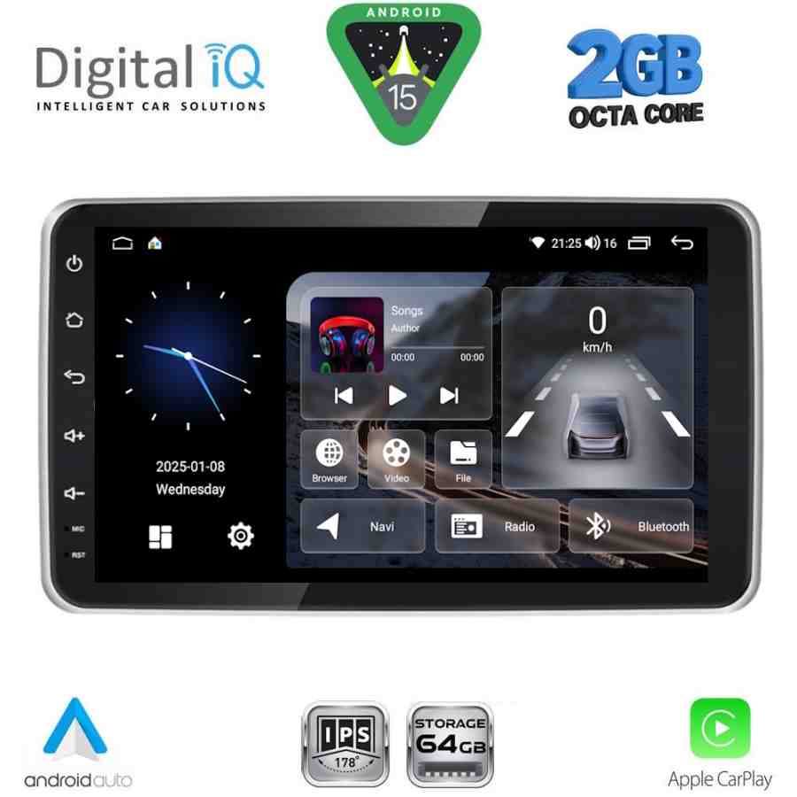 DIGITAL IQ BLE 3935_CPA (9″ DECK) MULTIMEDIA TABLET 1DIN