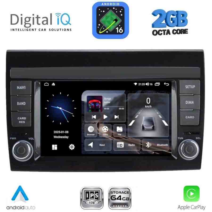 DIGITAL IQ BLE 397_CPA (7" DECK) MULTIMEDIA SYSTEM for FIAT BRAVO mod. 2007-2019