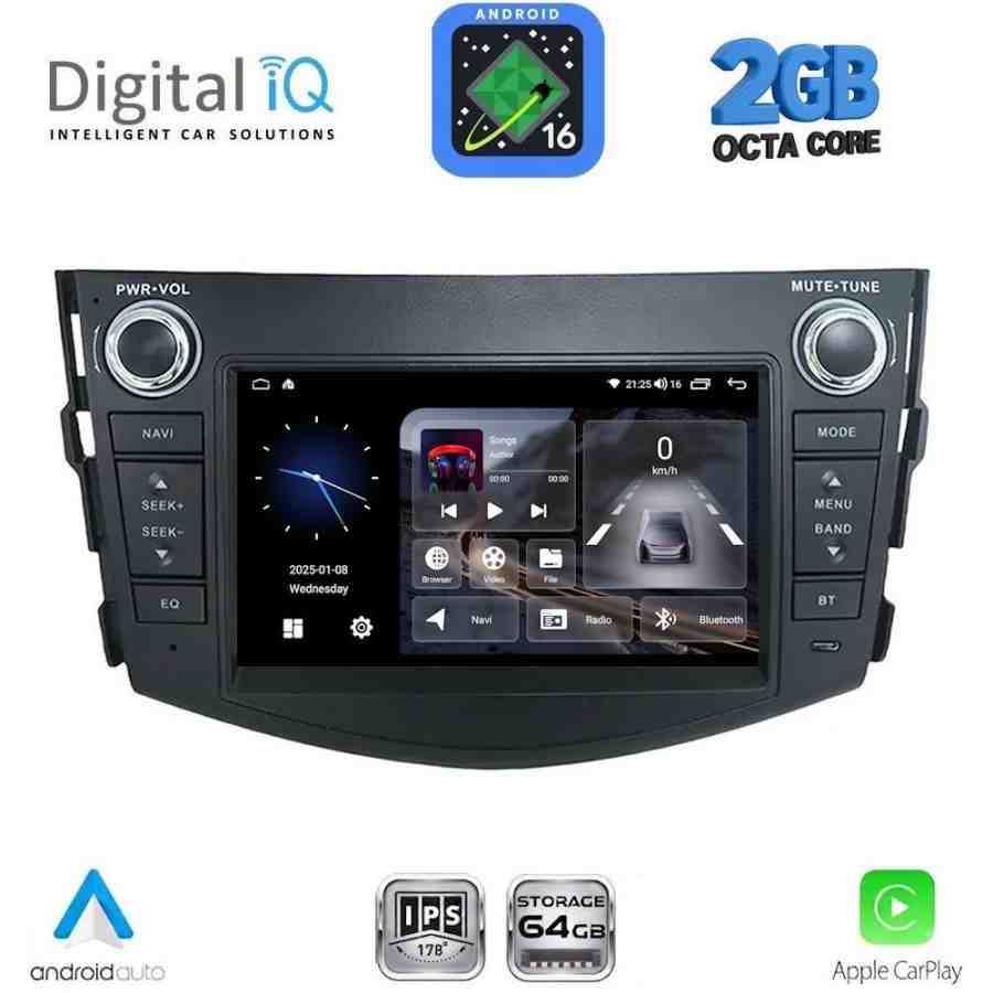 DIGITAL IQ BLE 317_CPA (7" DECK) MULTIMEDIA SYSTEM for TOYOTA RAV 4 mod. 2006-2012