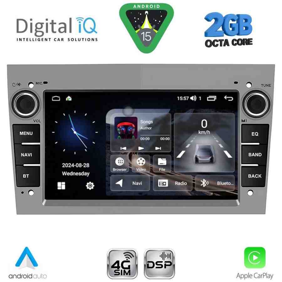 DIGITAL IQ BLF 319GR_CPA (7" DECK) MULTIMEDIA SYSTEM for OPEL ALL mod. 2004-2014 (GREY)