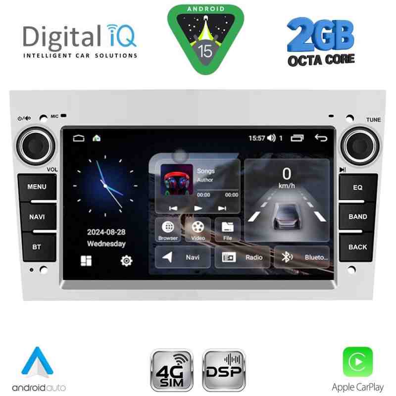 DIGITAL IQ BLF 319SL_CPA (7" DECK) MULTIMEDIA SYSTEM for OPEL ALL mod. 2004-2014 (SILVER)