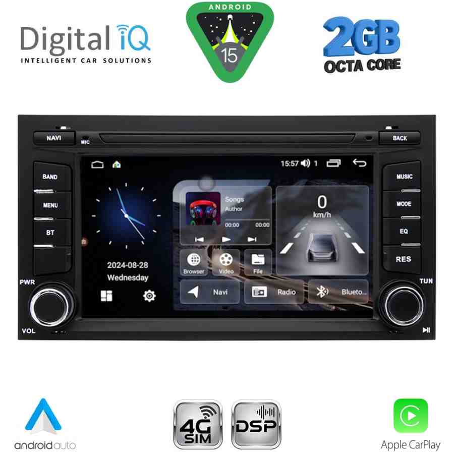 DIGITAL IQ BLF 347_CPA (7" DECK) MULTIMEDIA SYSTEM for SEAT LEON mod. 2012-2021 – IBIZA mod. 2015-2017
