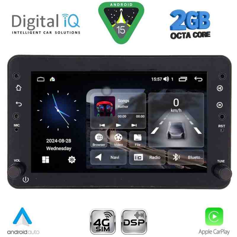 DIGITAL IQ BLF 359_CPA (7" DECK) MULTIMEDIA SYSTEM for ALFA ROMEO 159 – SPIDER – BRERA mod. 2004-2012