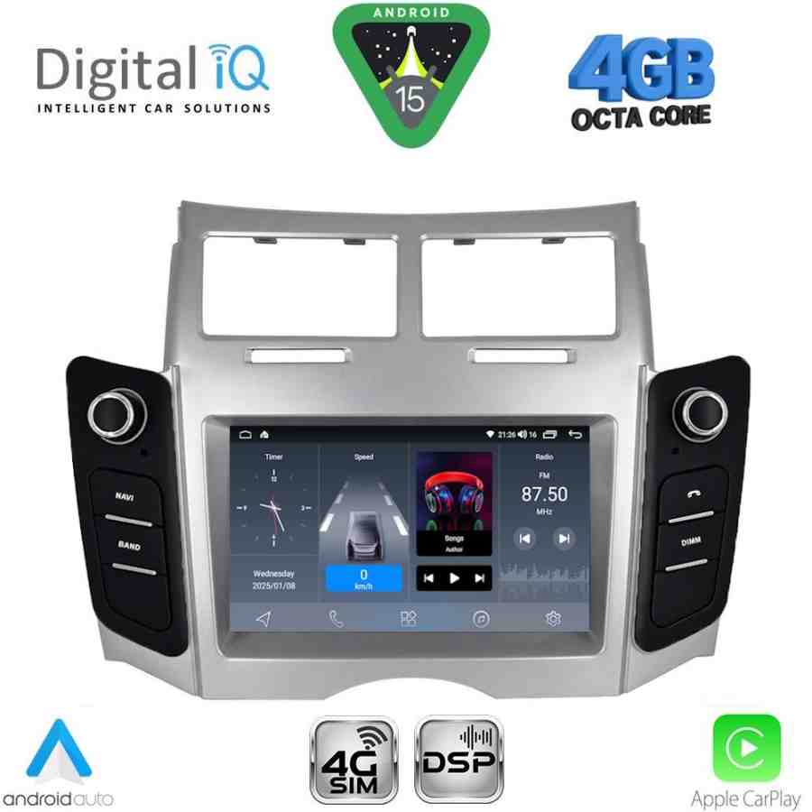 DIGITAL IQ BLG 429_CPA (7″ DECK) MULTIMEDIA OEM for TOYOTA YARIS mod. 2006-2011