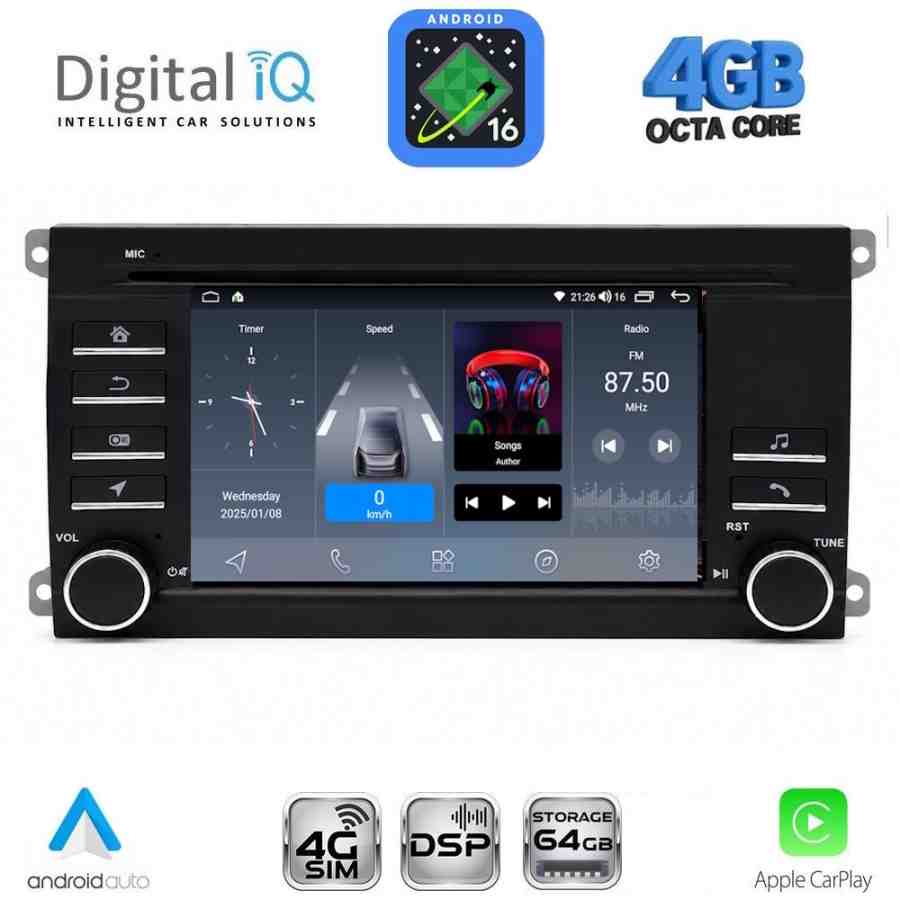 DIGITAL IQ BLG 443_CPA (7" DECK) MULTIMEDIA SYSTEM for PORSCHE CAYENNE mod. 2002-2011