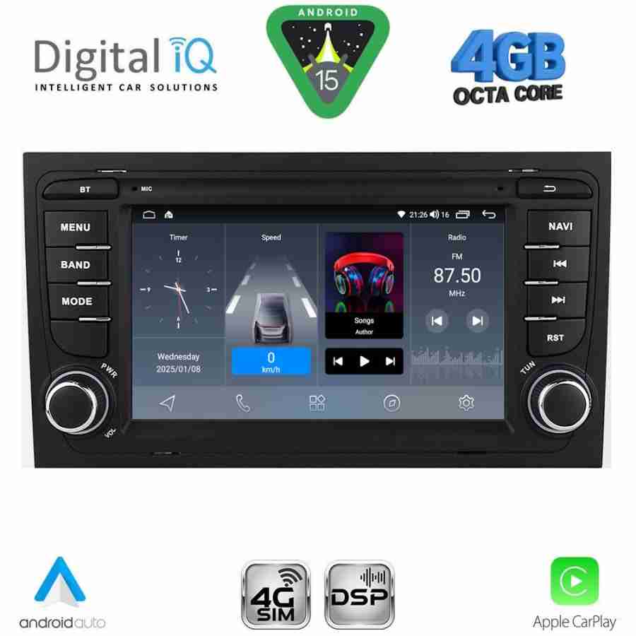 DIGITAL IQ BLG 450_CPA (7″ DECK) MULTIMEDIA OEM for AUDI A4 mod. 2002-2008
