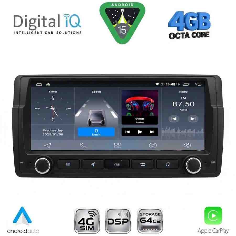 DIGITAL IQ BLG 453_CPA (8.8" DECK) MULTIMEDIA SYSTEM for BMW S.3 (E46) mod. 1998-2005
