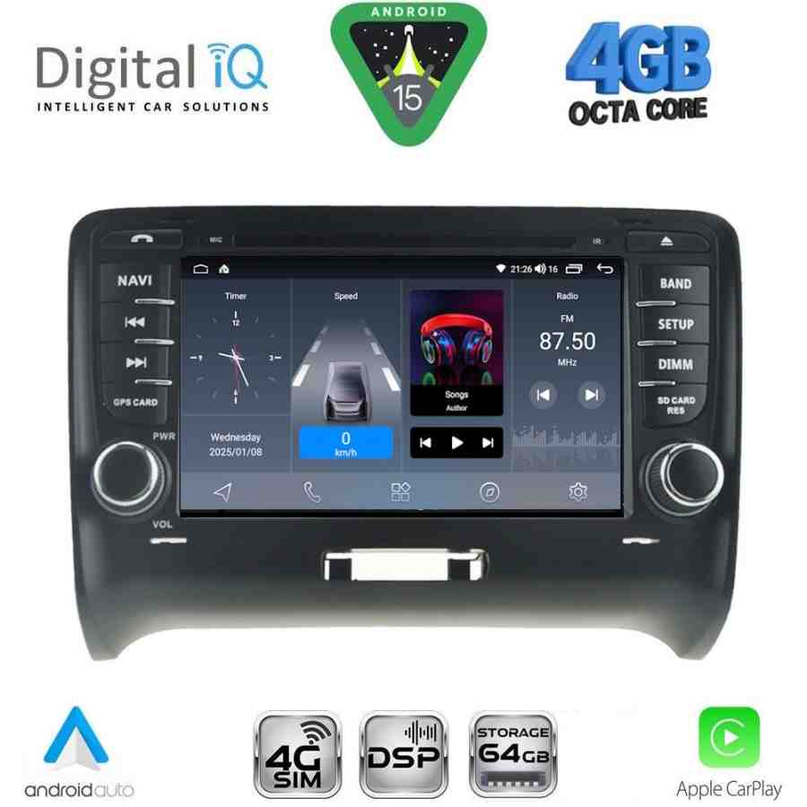 DIGITAL IQ BLG 478_CPA (7″ DECK) MULTIMEDIA OEM for AUDI ΤΤ mod. 2007-2015