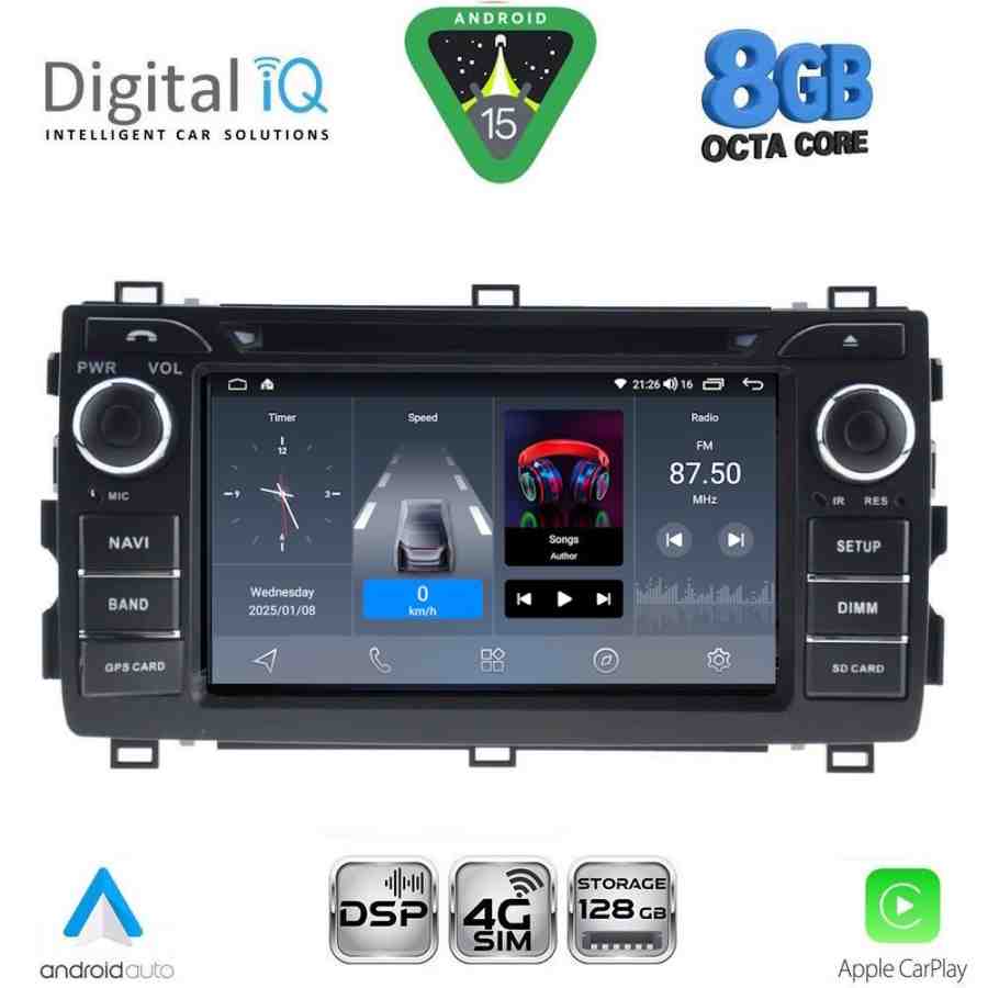 DIGITAL IQ BLM 508_CPA (7" DECK) MULTIMEDIA OEM for TOYOTA AURIS mod. 2012-2015