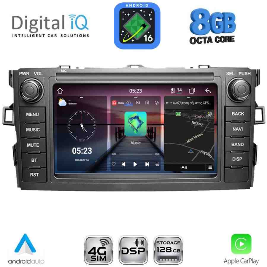DIGITAL IQ BLM 528_CPA (7" DECK) MULTIMEDIA OEM for TOYOTA AURIS mod. 2007-2012