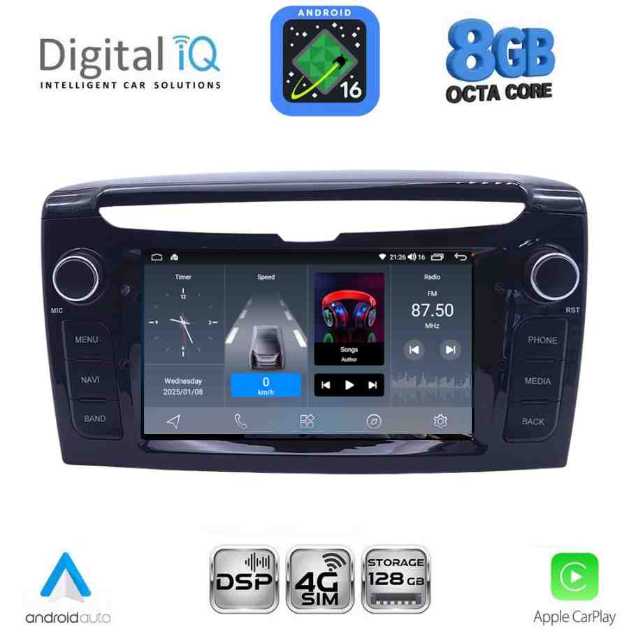 DIGITAL IQ BLM 544_CPA (7" DECK) MULTIMEDIA OEM for LANCIA YPSILON mod. 2011+