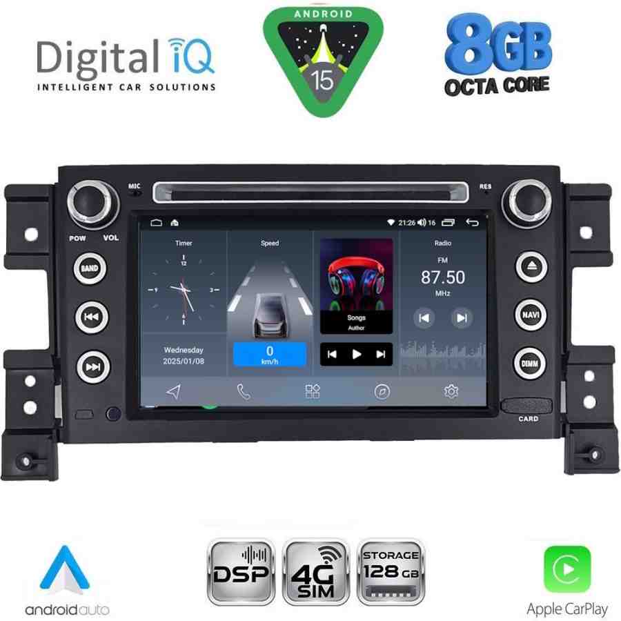 DIGITAL IQ BLM 554_CPA (7" DECK) MULTIMEDIA OEM for SUZUKI GRAND VITARA mod. 2005-2015