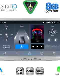 DIGITAL IQ BLM 718SL_CPA (8" DECK) MULTIMEDIA SYSTEM for OPEL ALL mod. 2004-2014 (SILVER)